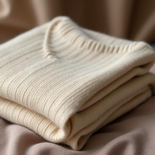 上質なカシミアセーター